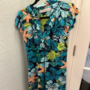 Tropical Tracy Negoshian print dress